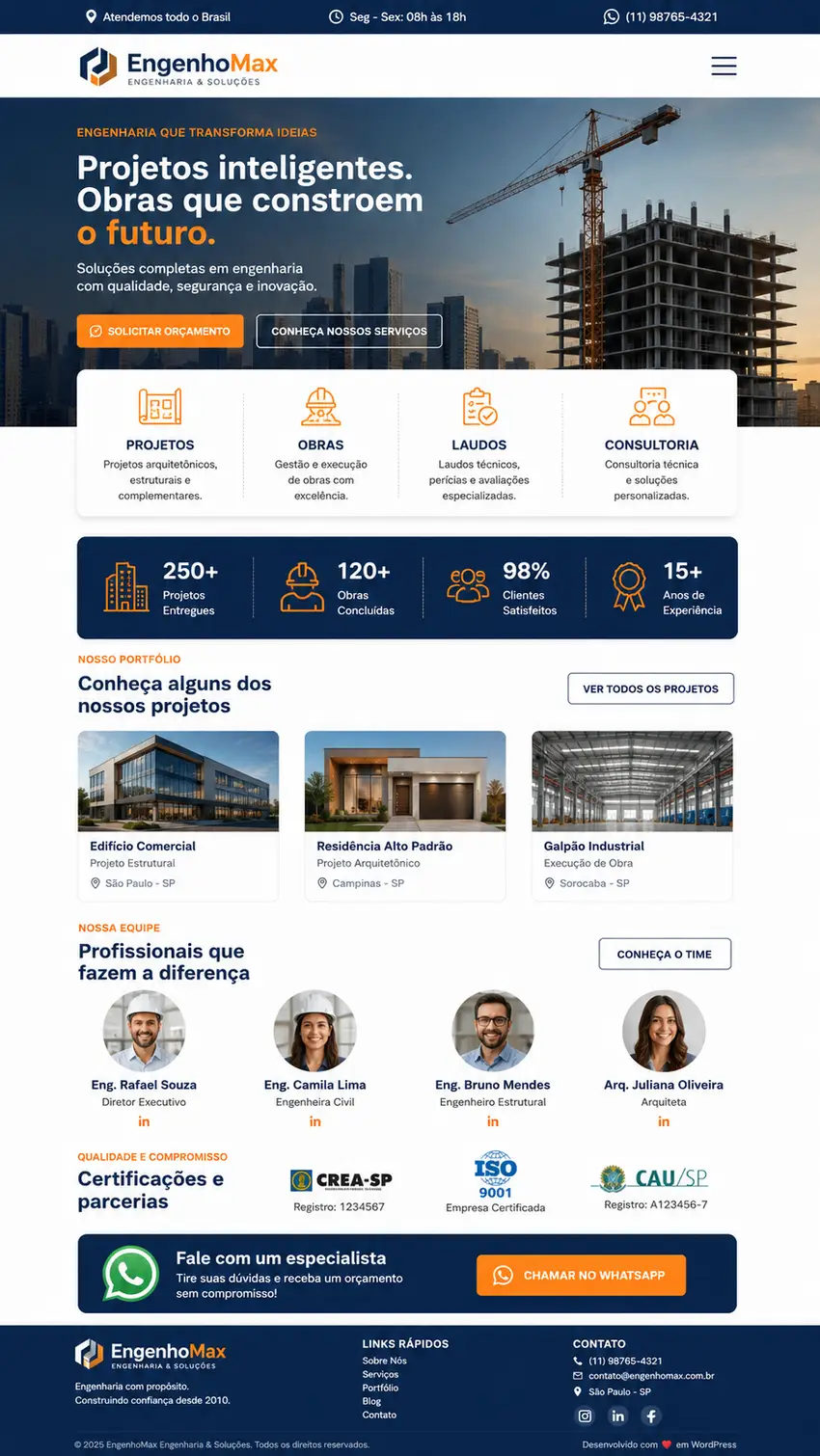 Engenharia Criação de Site e Desenvolvimento de Site