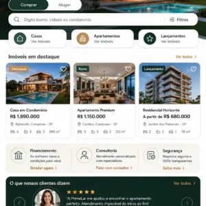 Criação de site para Imobiliária Comercial