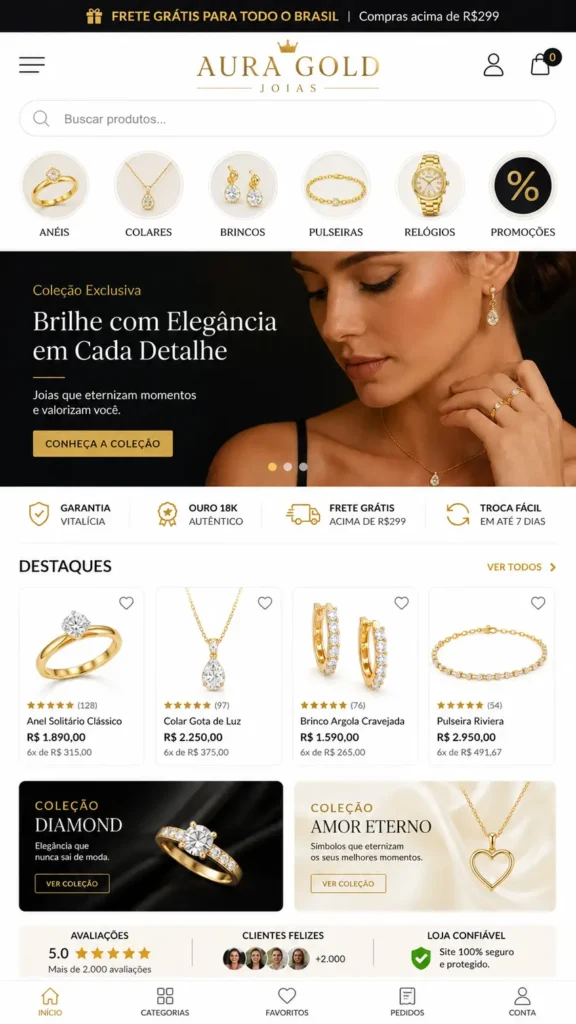 Criação de Loja Virtual