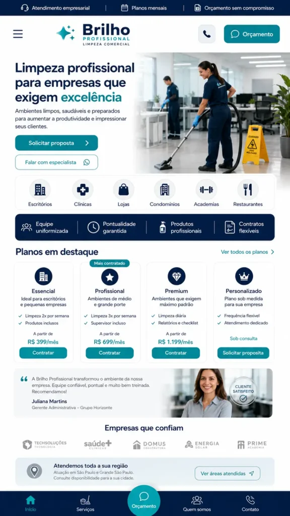 Prestadores de Serviços e Empresas