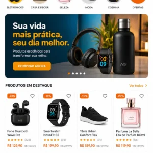 Loja Virtual Criação de Site e Desenvolvimento de Site
