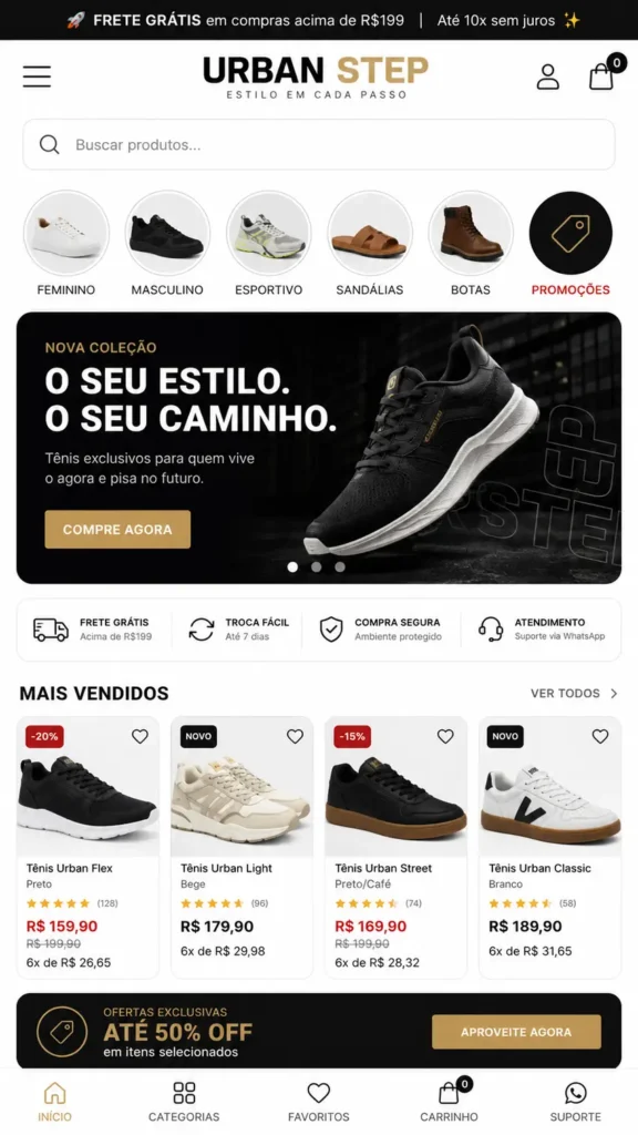 Criação de Loja Virtual