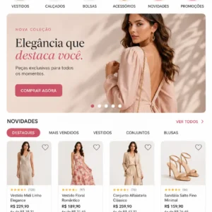 Criação de site para Loja Online de Moda Boutique