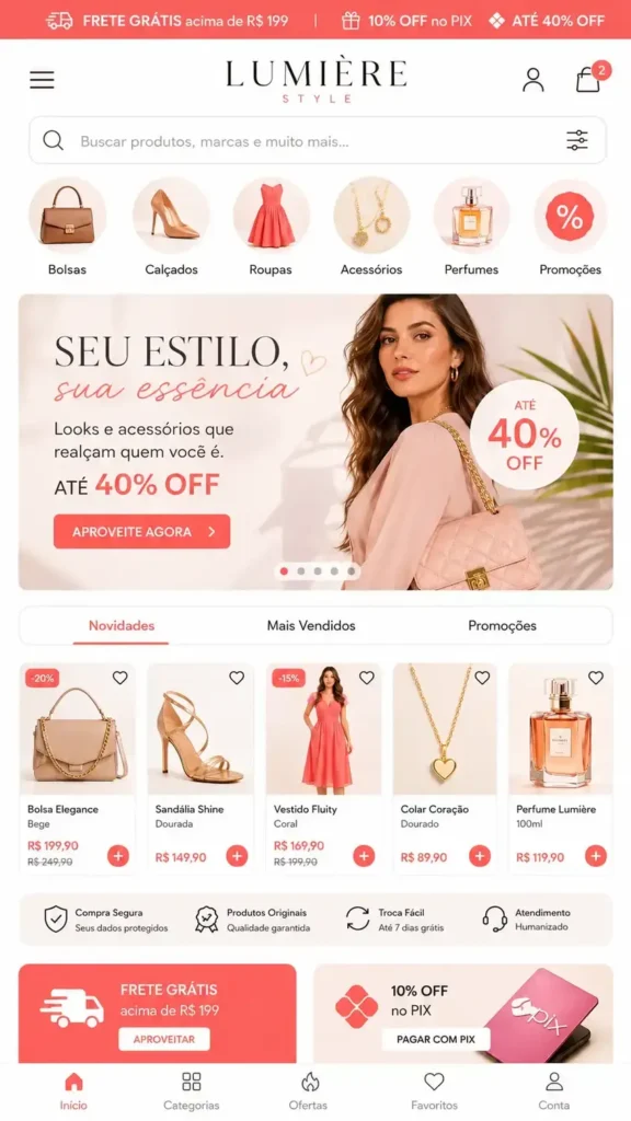 Lojas E-commerce Atacado e Varejo
