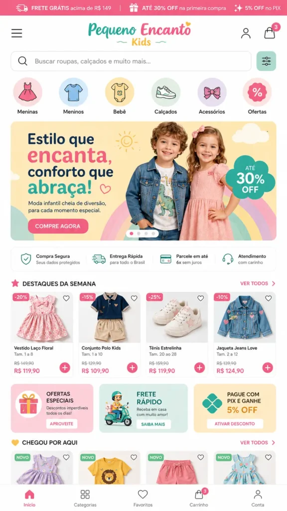 Criação de Loja Virtual