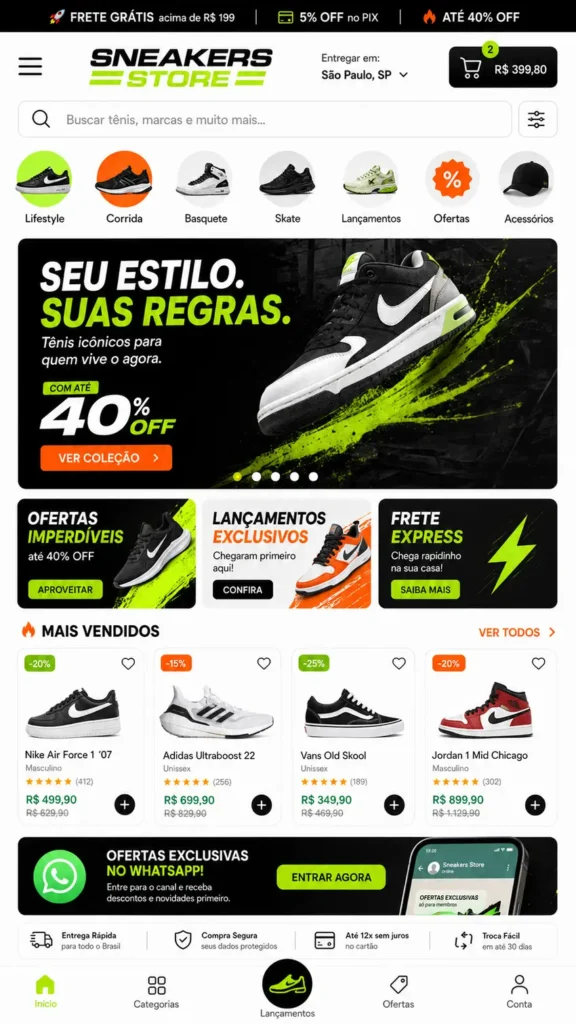 Criação de Loja Virtual