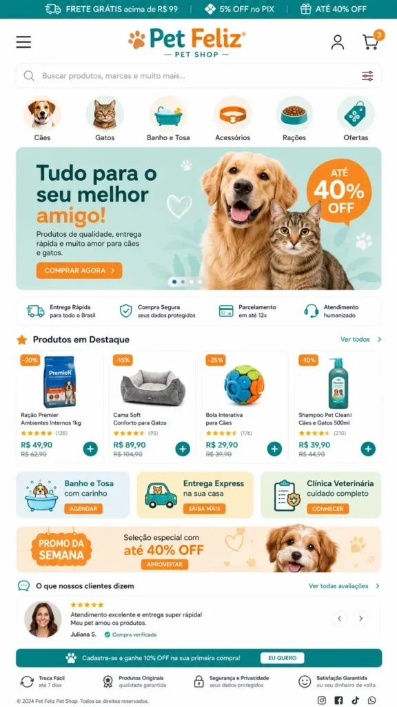 Pet Shop Veterinária e Agronegócio
