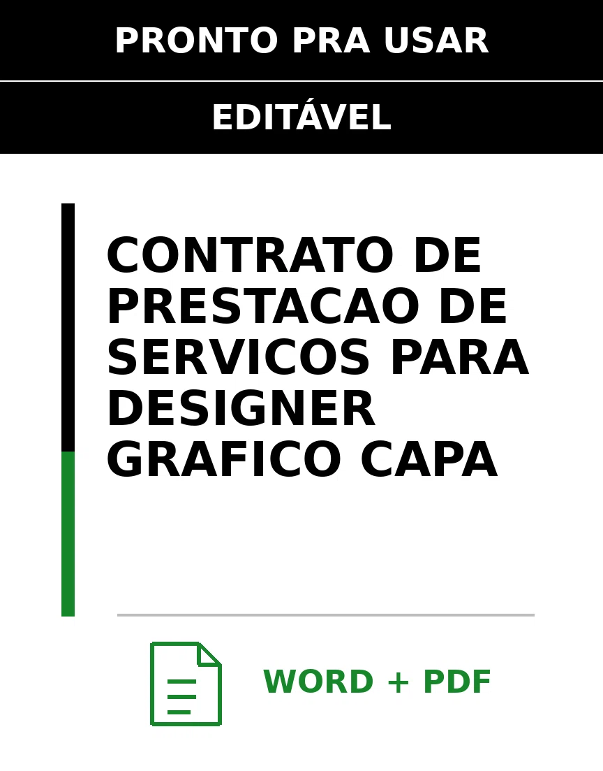 Baixar Contrato de Prestação de Serviços para Designer Gráfico Online – Word e PDF