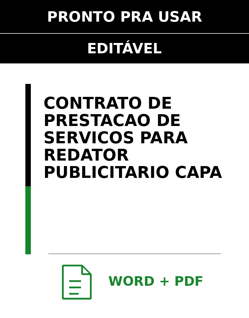 Baixar Contrato de Prestação de Serviços para Redator Publicitário Online – Word e PDF