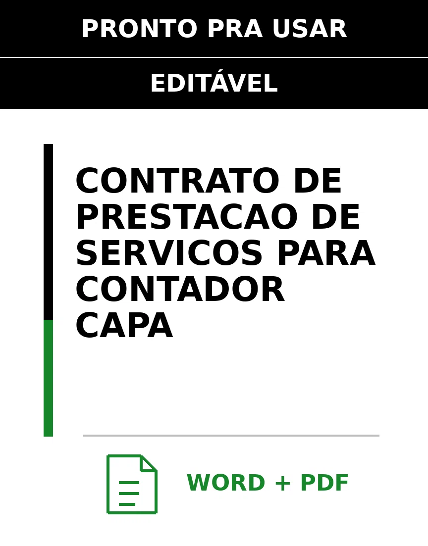 Baixar Contrato de Prestação de Serviços para Contador Online – Word e PDF