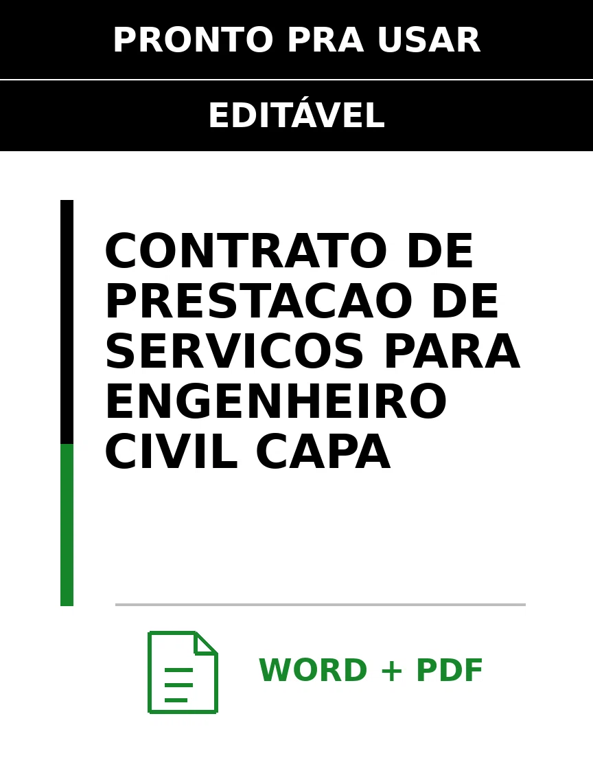 Baixar Contrato de Prestação de Serviços para Engenheiro Civil Online – Word e PDF