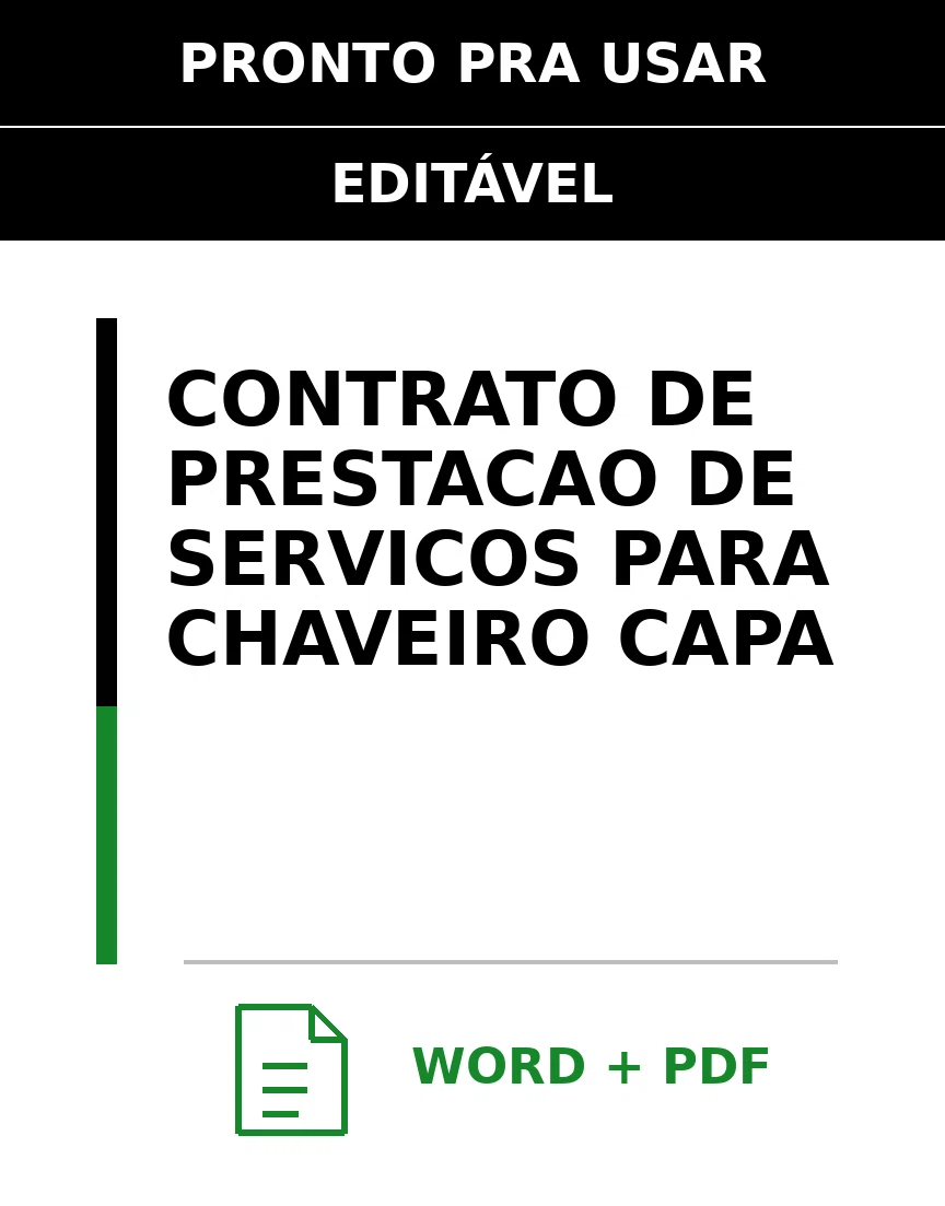 Baixar Contrato de Prestação de Serviços para Chaveiro Online – Word e PDF