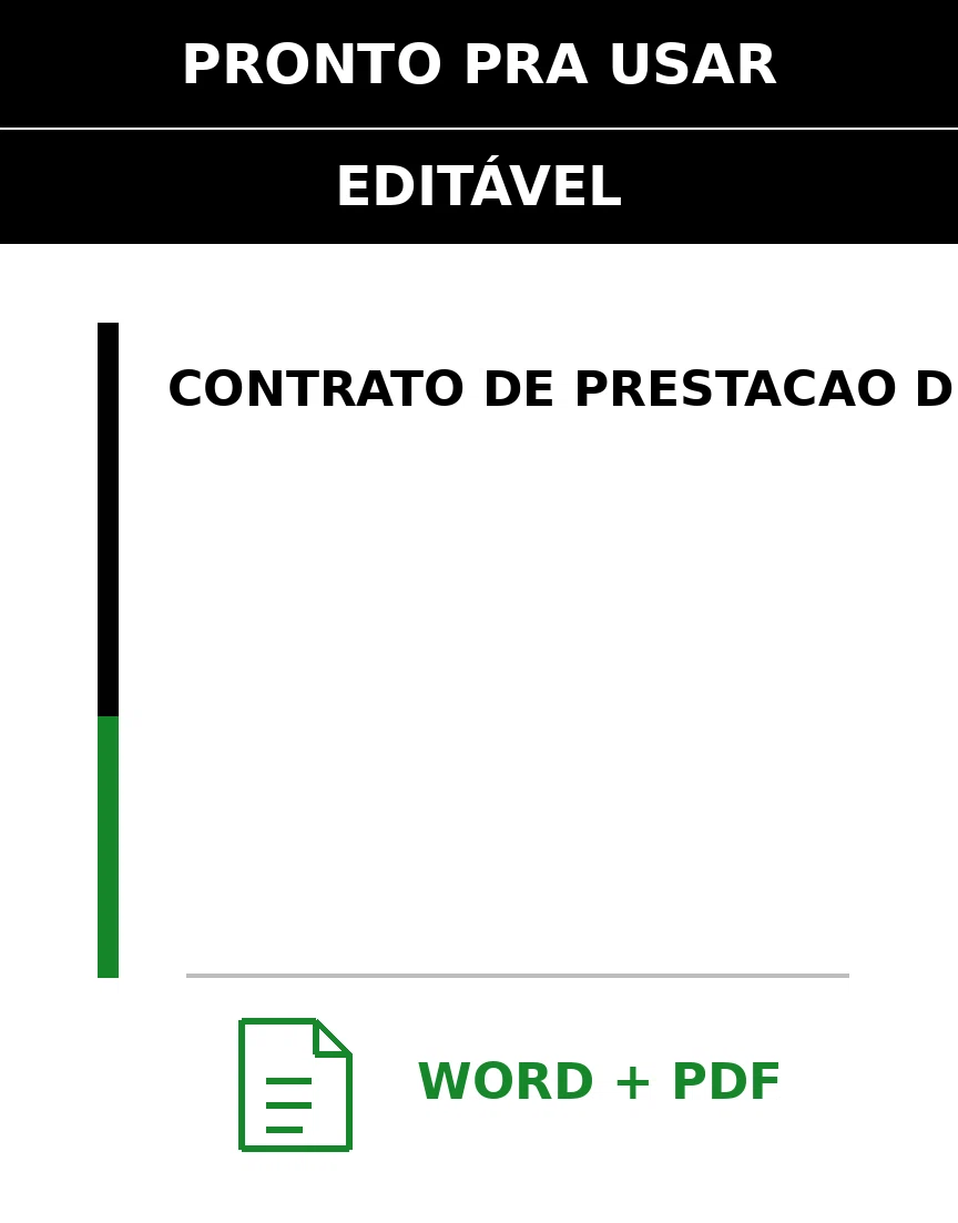 Baixar Contrato de Prestação de Serviços para Transportador De Pequenas Cargas Online – Word e PDF
