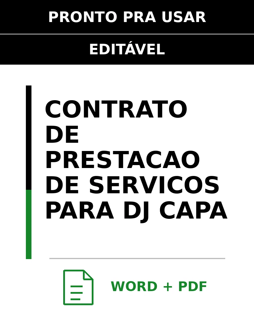 Baixar Contrato de Prestação de Serviços para Dj Online – Word e PDF