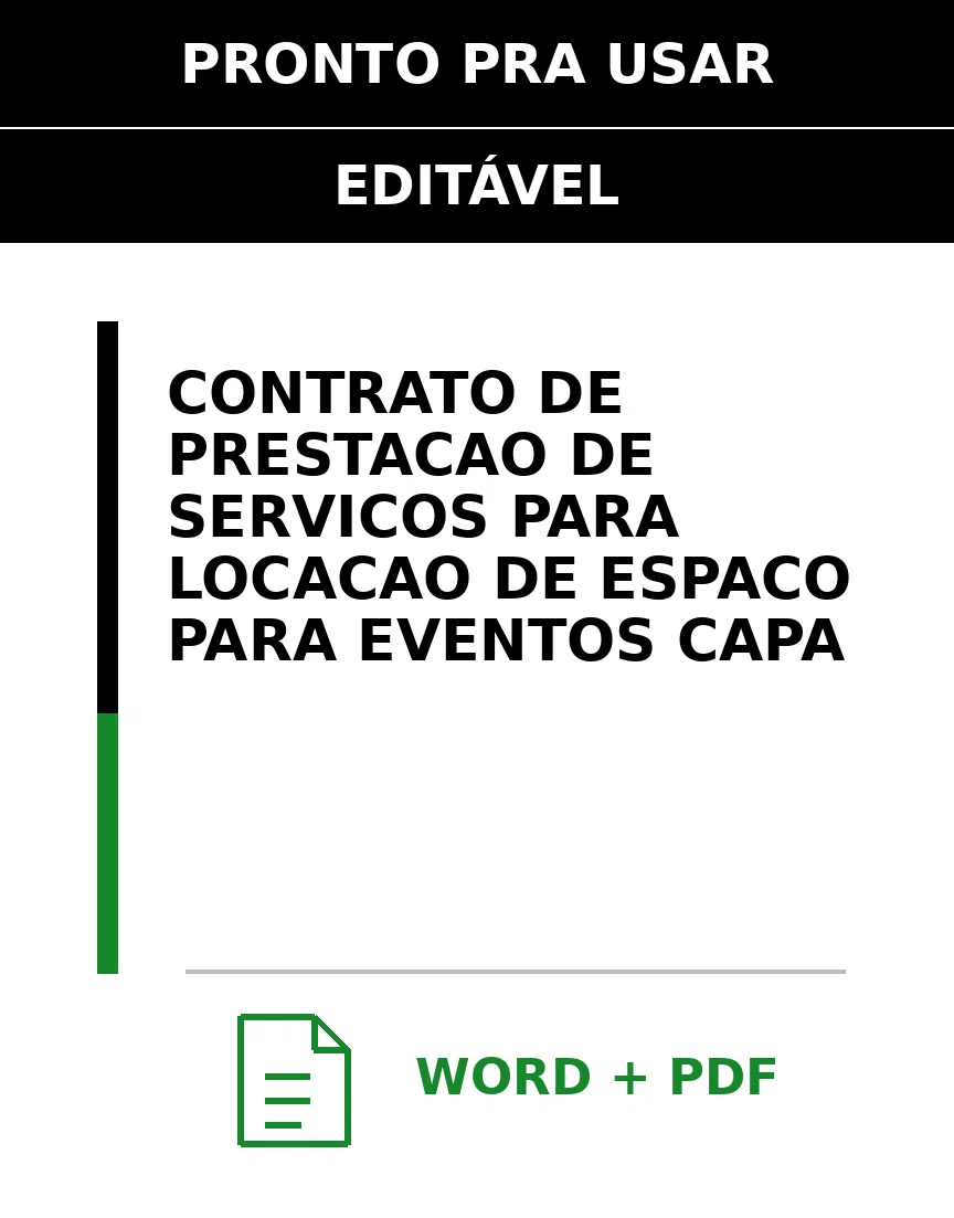 Baixar Contrato de Prestação de Serviços para Locação De Espaço Para Eventos Online – Word e PDF