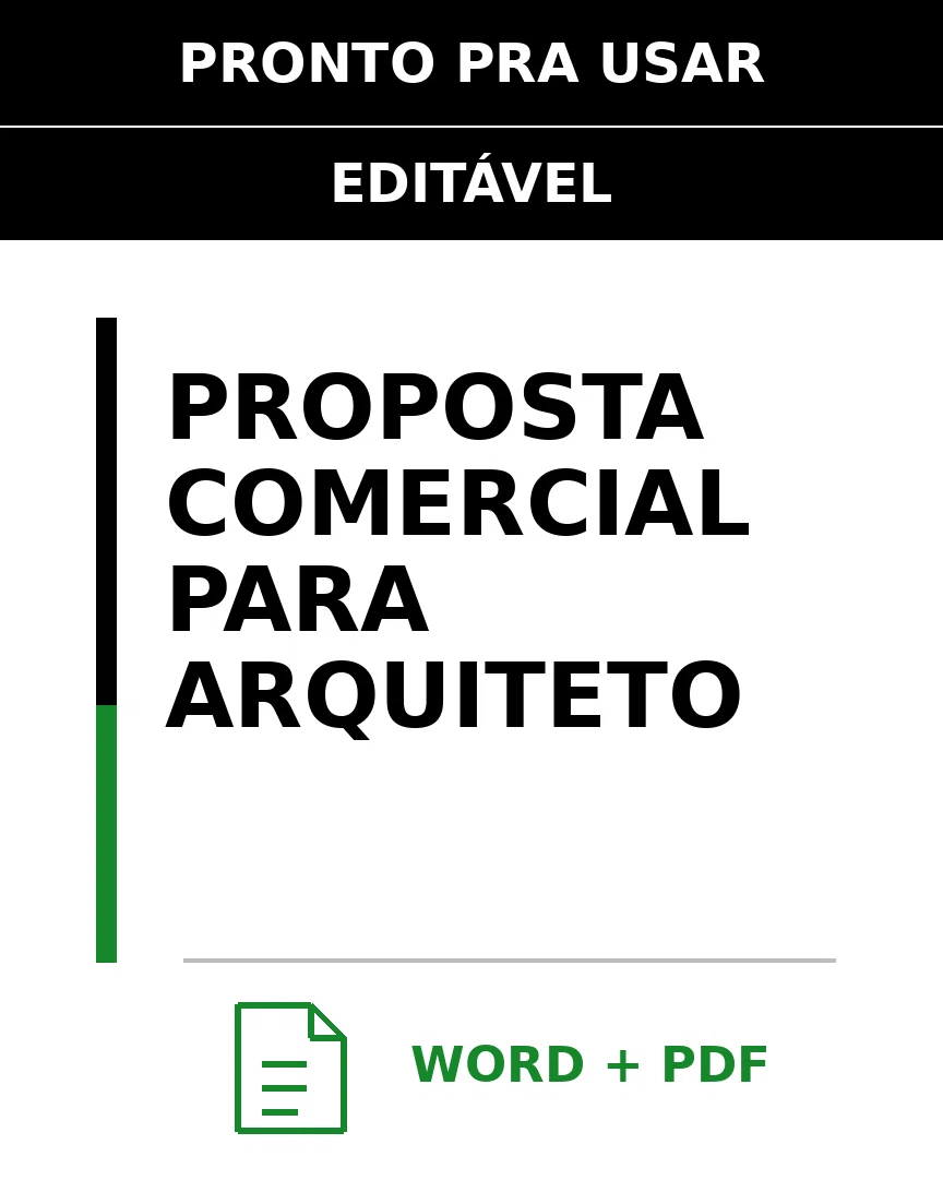 Baixar Proposta Comercial para Arquiteto Online – Word e PDF