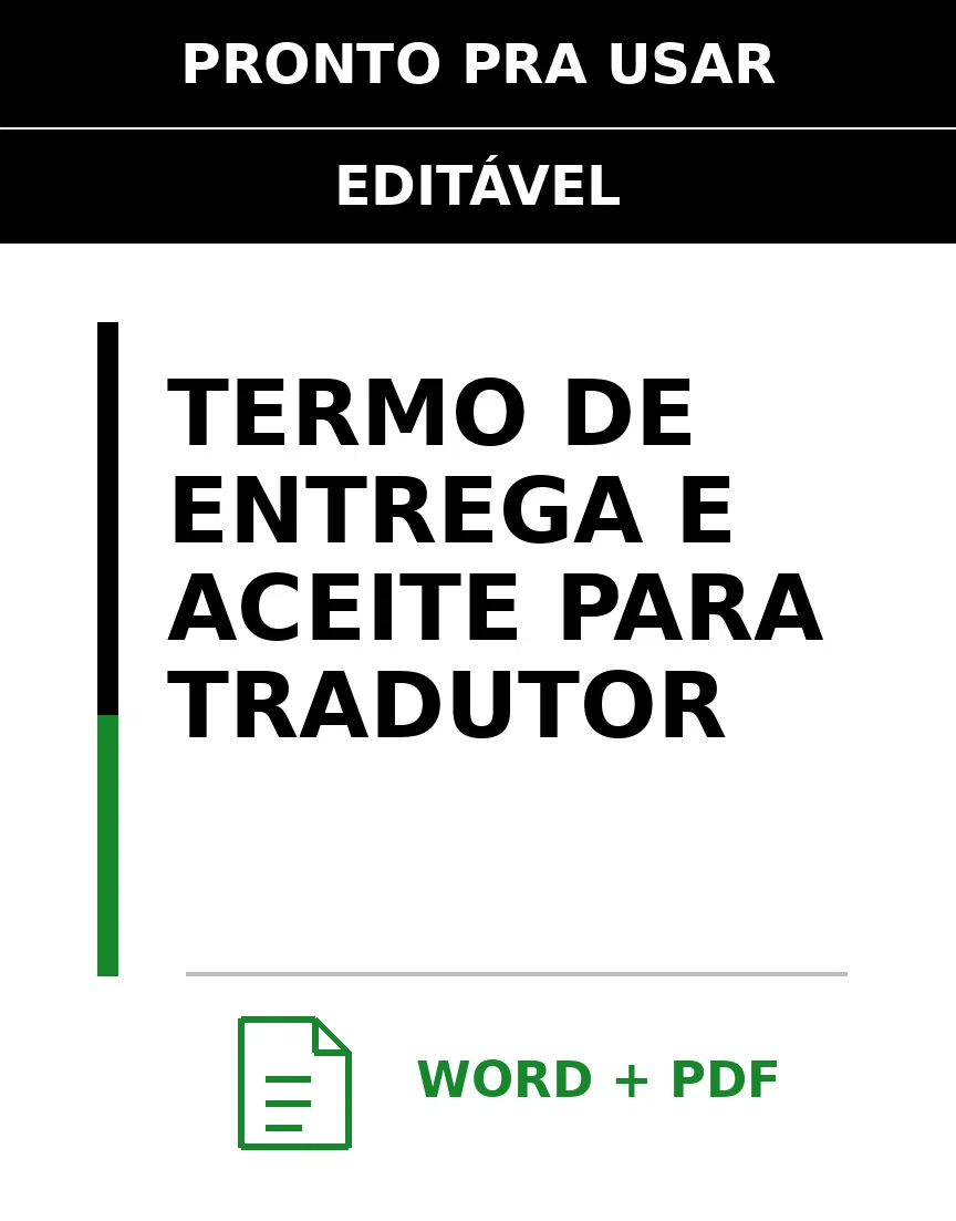 Baixar Termo de Entrega e Aceite para Tradutor Online – Word e PDF