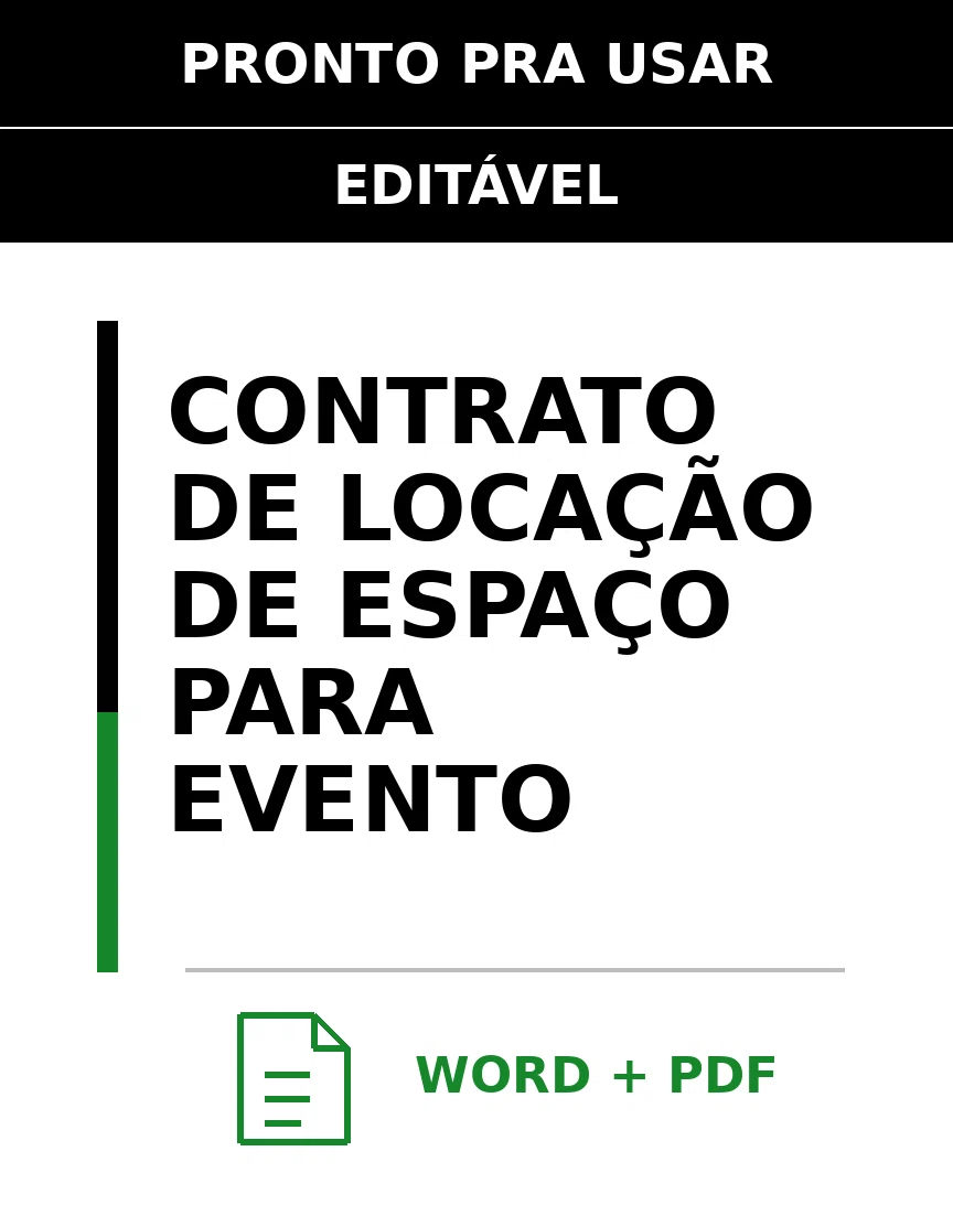 Baixar Contrato de Locação de Espaço para Evento Online – Word e PDF