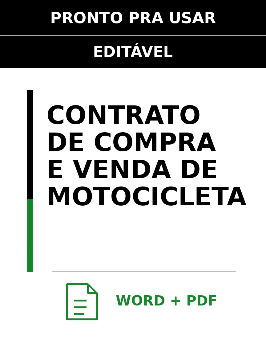 Baixar Contrato de Compra e Venda de Motocicleta Online – Word e PDF