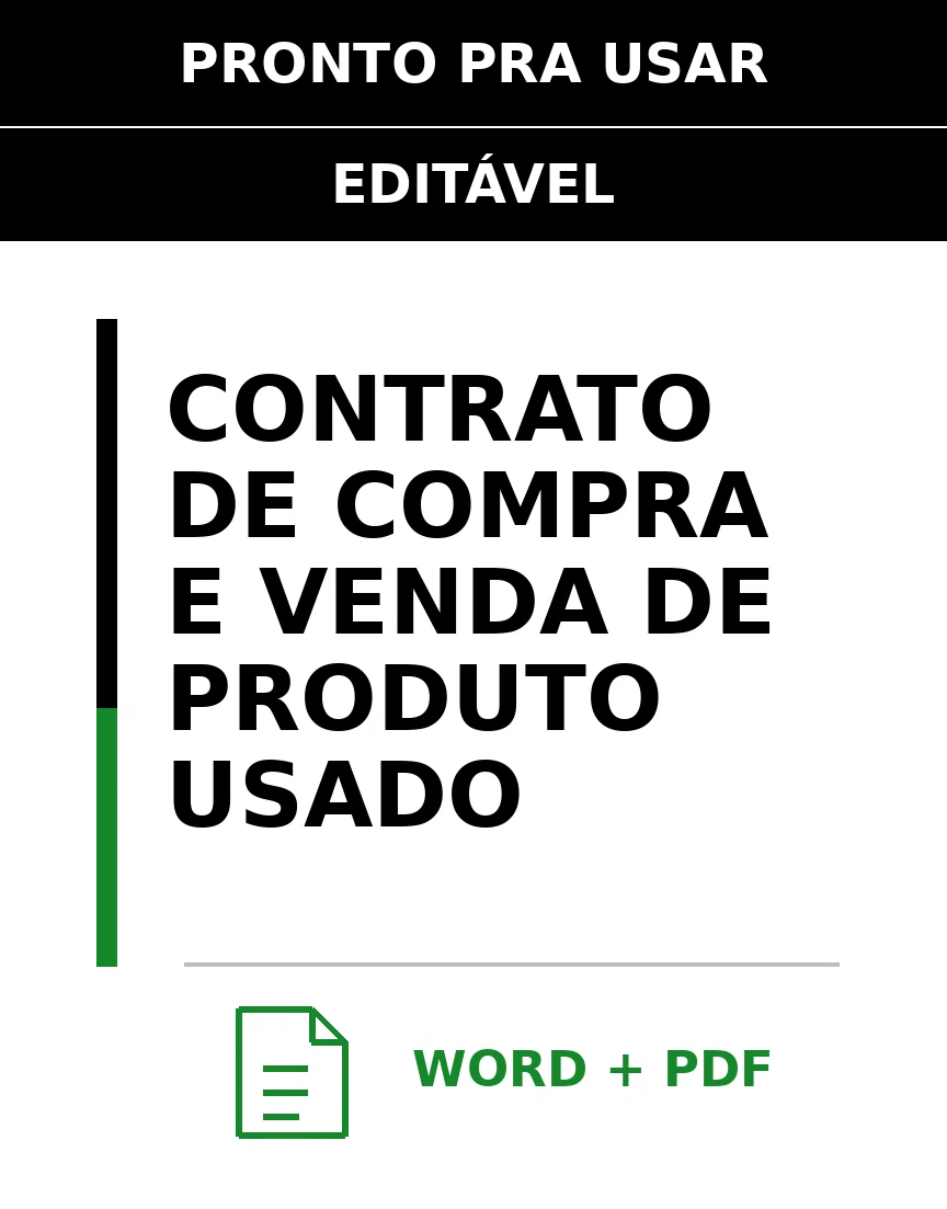 Baixar Contrato de Compra e Venda de Produto Usado Online – Word e PDF