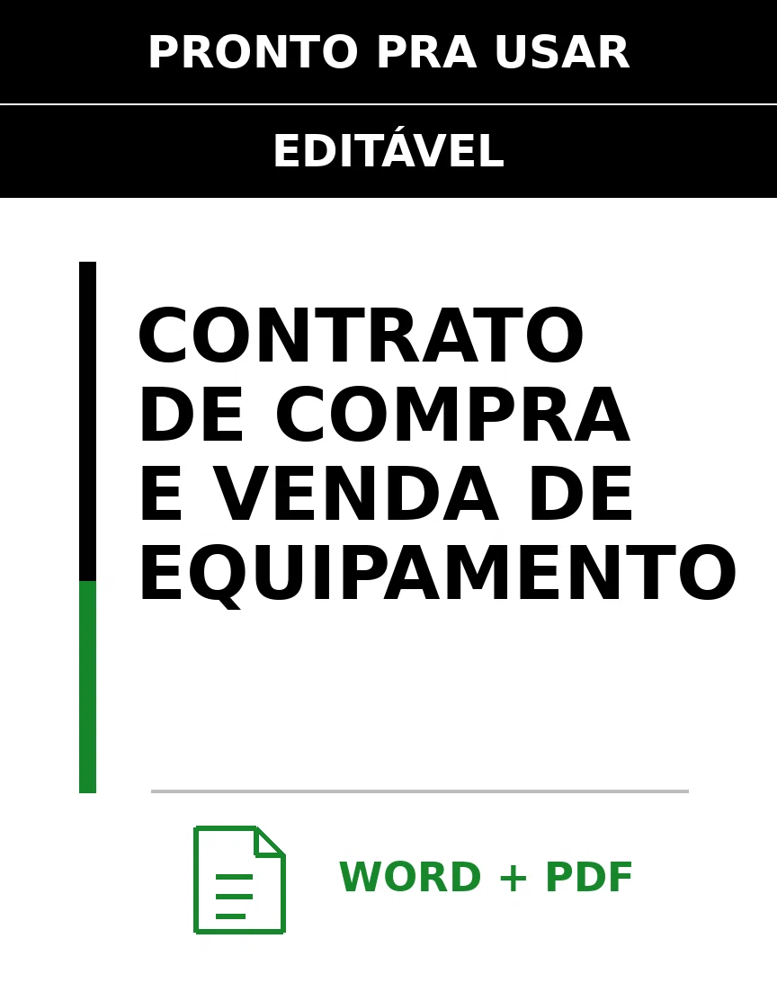 Baixar Contrato de Compra e Venda de Equipamento Online – Word e PDF