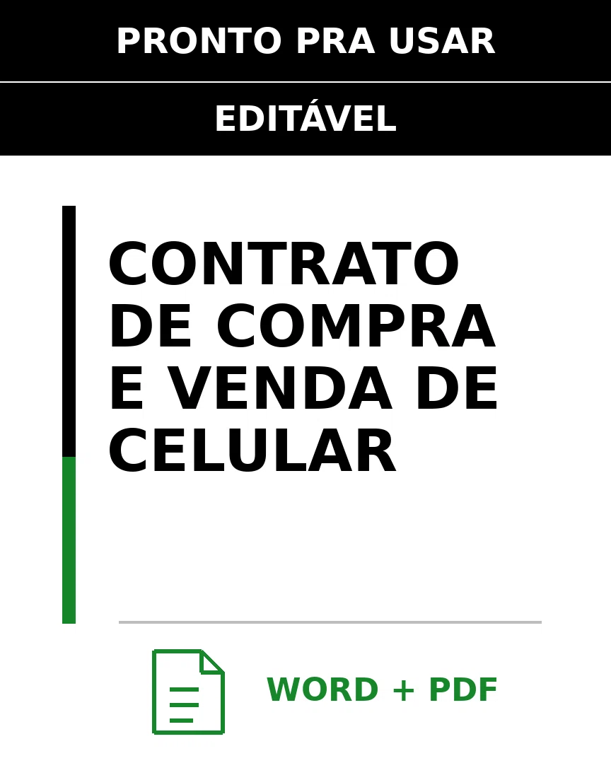 Baixar Contrato de Compra e Venda de Celular Online – Word e PDF