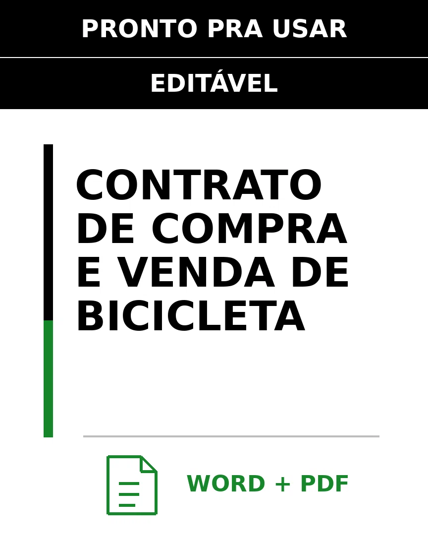 Baixar Contrato de Compra e Venda de Bicicleta Online – Word e PDF