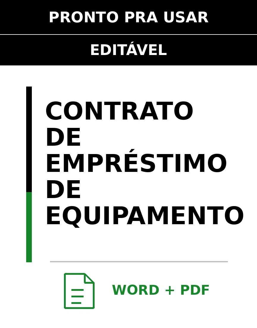 Baixar Contrato de Empréstimo de Equipamento Online – Word e PDF