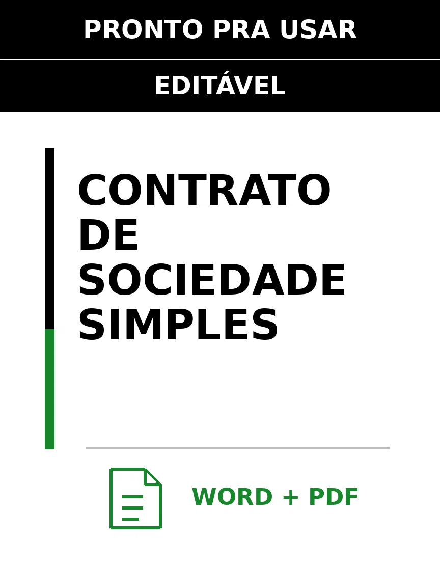 Baixar Contrato de Sociedade Simples Online – Word e PDF