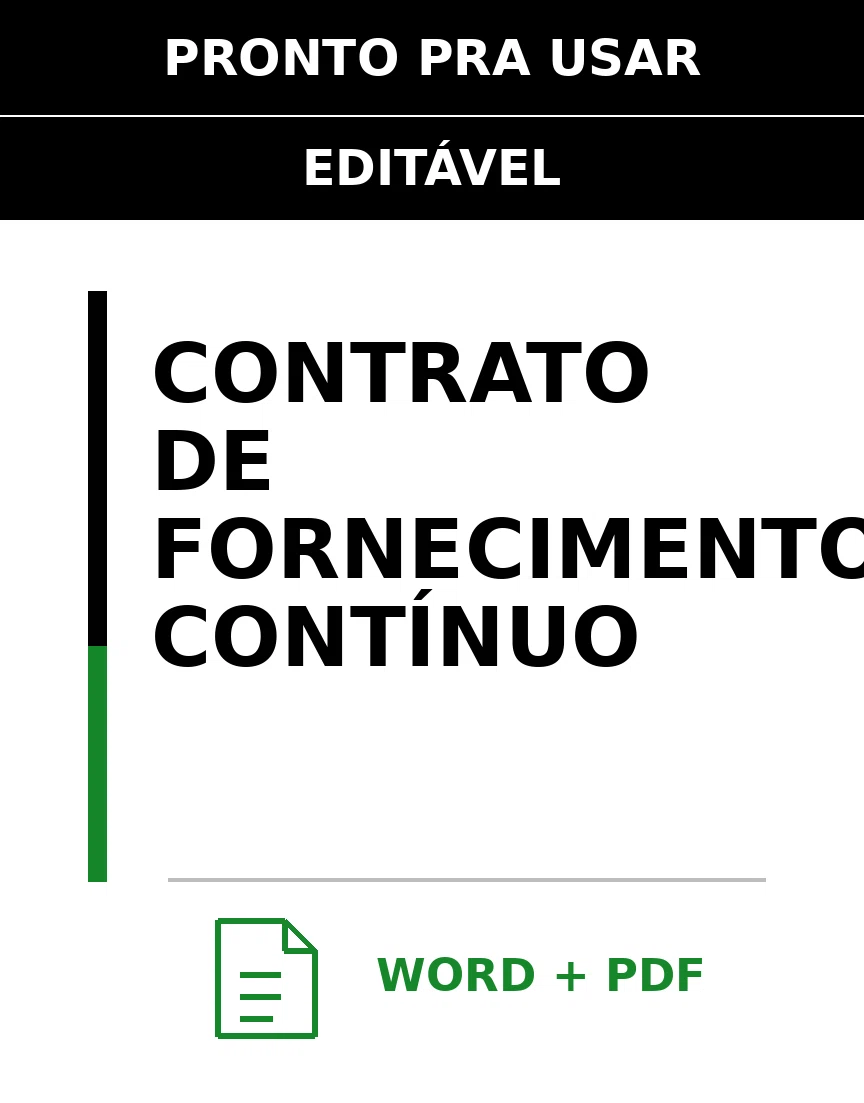 Baixar Contrato de Fornecimento Contínuo Online – Word e PDF