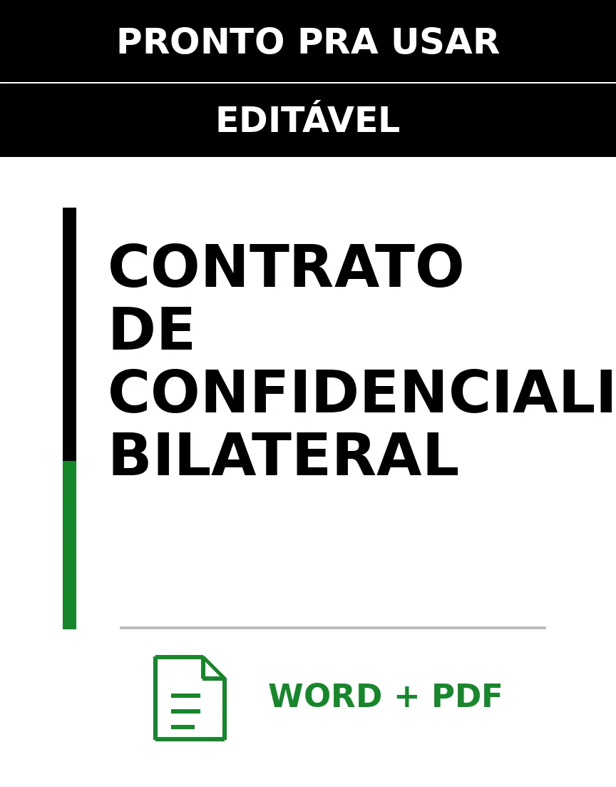 Baixar Contrato de Confidencialidade Bilateral Online – Word e PDF