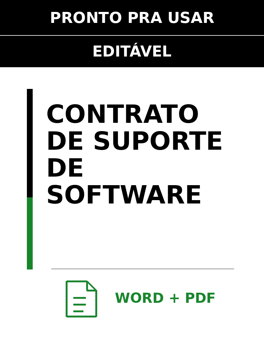 Baixar Contrato de Suporte de Software Online – Word e PDF