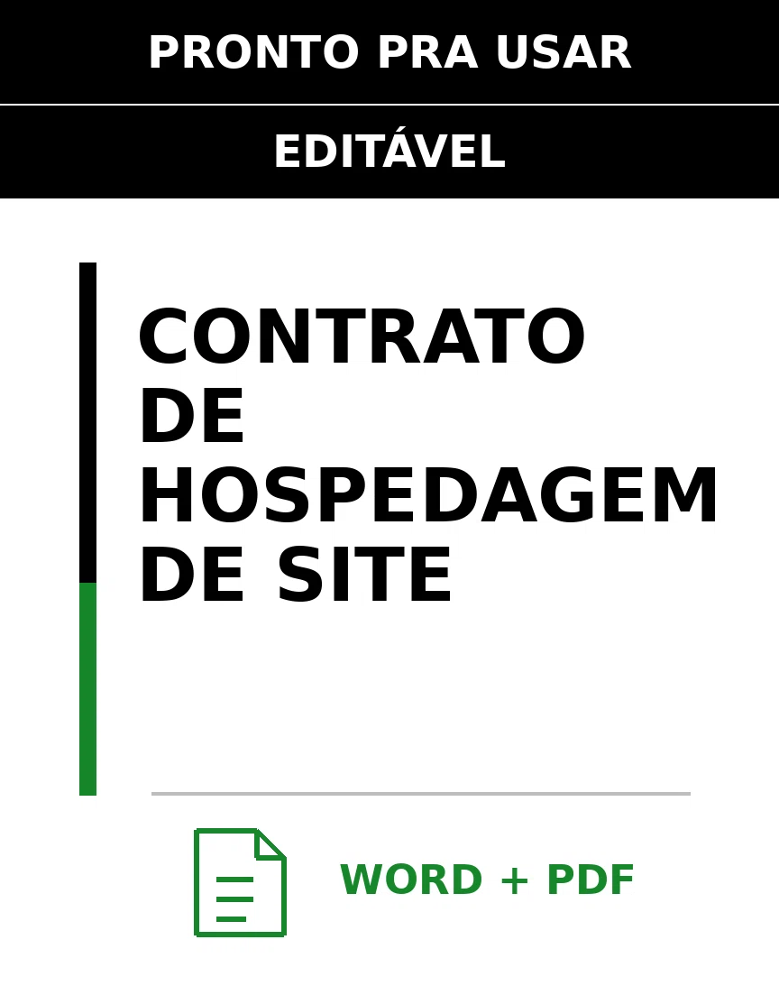 Baixar Contrato de Hospedagem de Site Online – Word e PDF