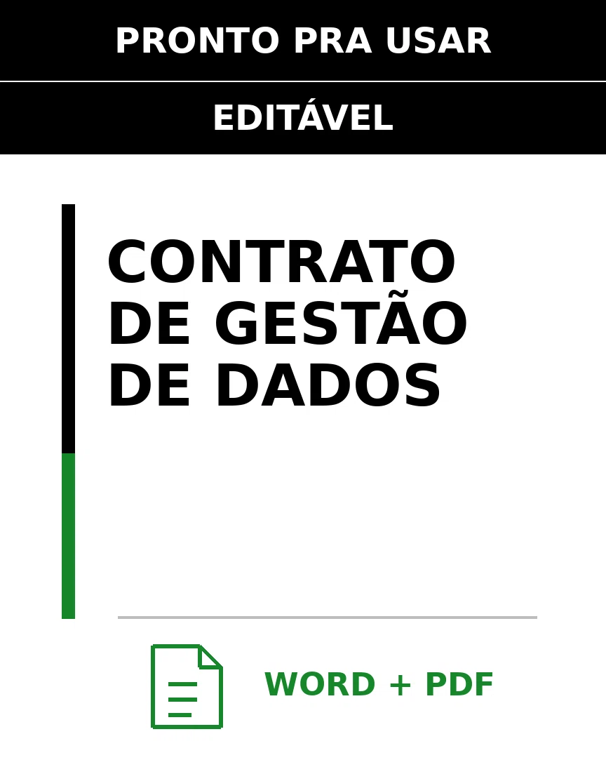Baixar Contrato de Gestão de Dados Online – Word e PDF