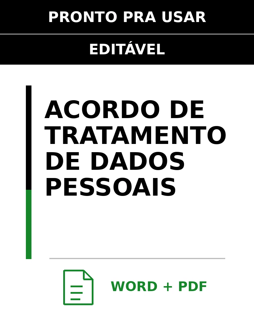 Baixar Acordo de Tratamento de Dados Pessoais Online – Word e PDF