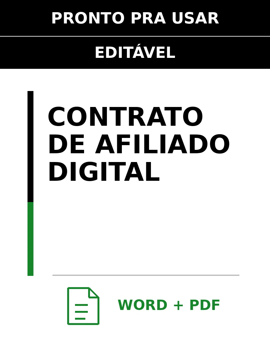 Baixar Contrato de Afiliado Digital Online – Word e PDF