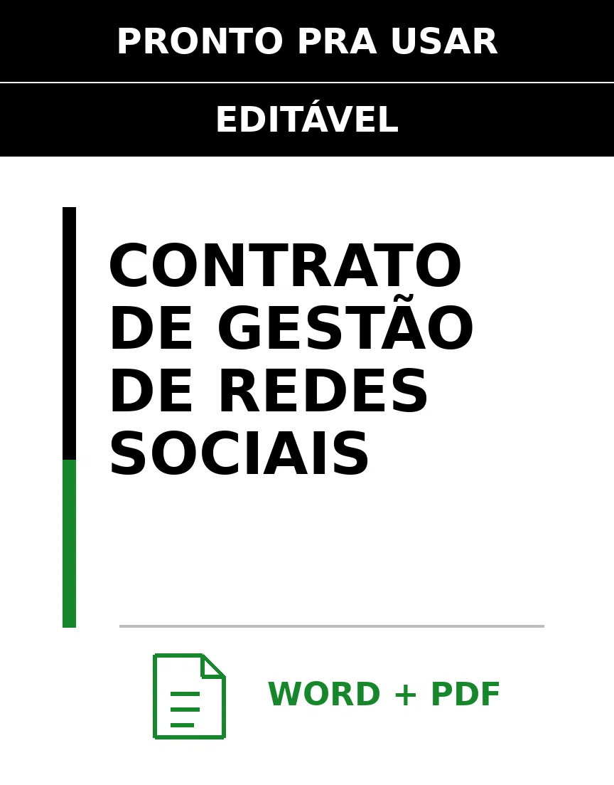 Baixar Contrato de Gestão de Redes Sociais Online – Word e PDF