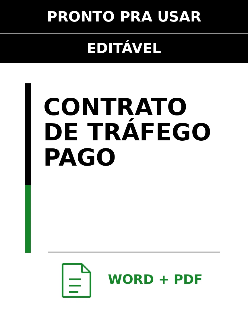Baixar Contrato de Tráfego Pago Online – Word e PDF