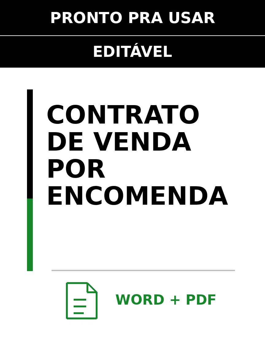 Baixar Contrato de Venda por Encomenda Online – Word e PDF