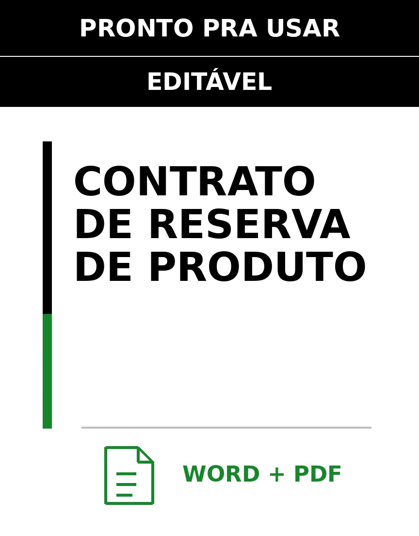 Baixar Contrato de Reserva de Produto Online – Word e PDF