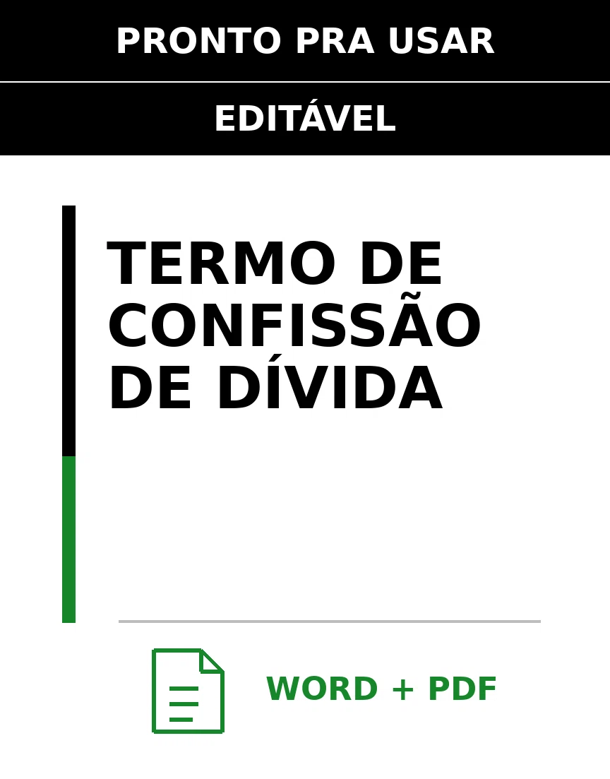 Baixar Termo de Confissão de Dívida Online – Word e PDF