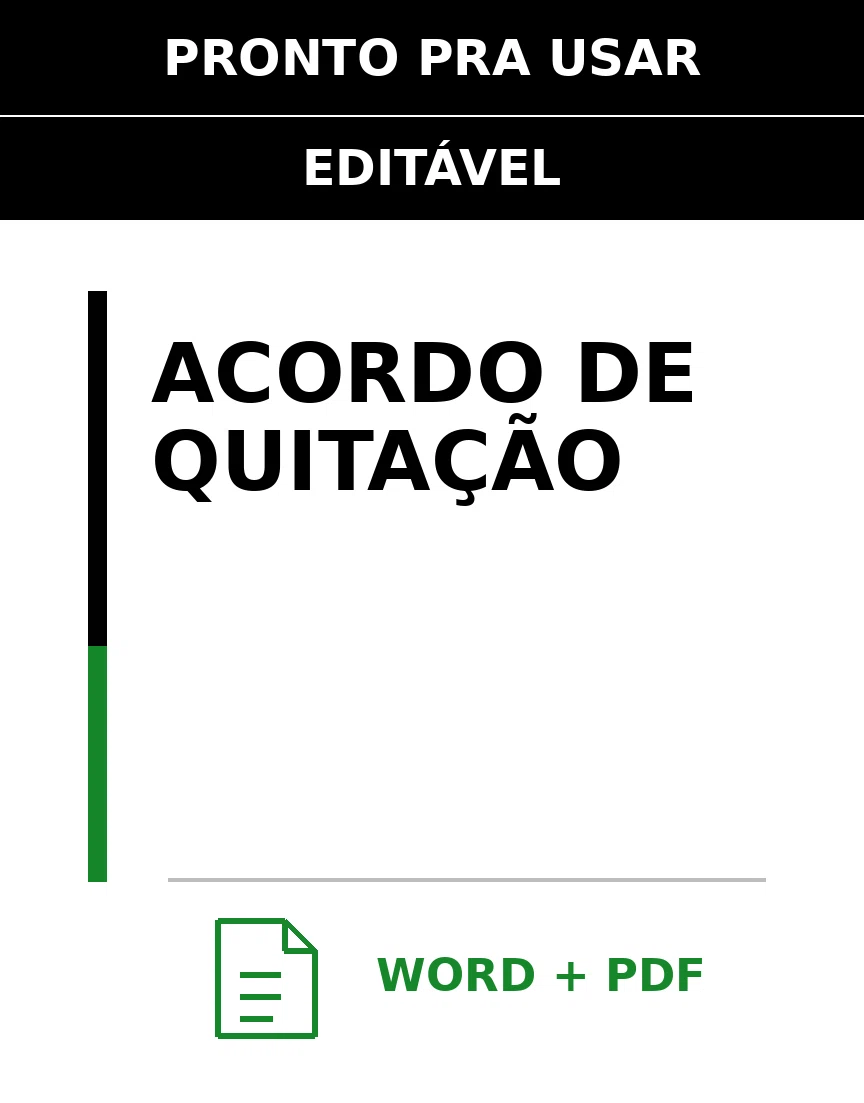 Baixar Acordo de Quitação Online – Word e PDF