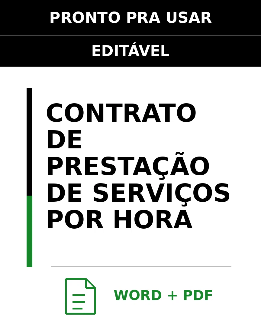 Baixar Contrato de Prestação de Serviços por Hora Online – Word e PDF