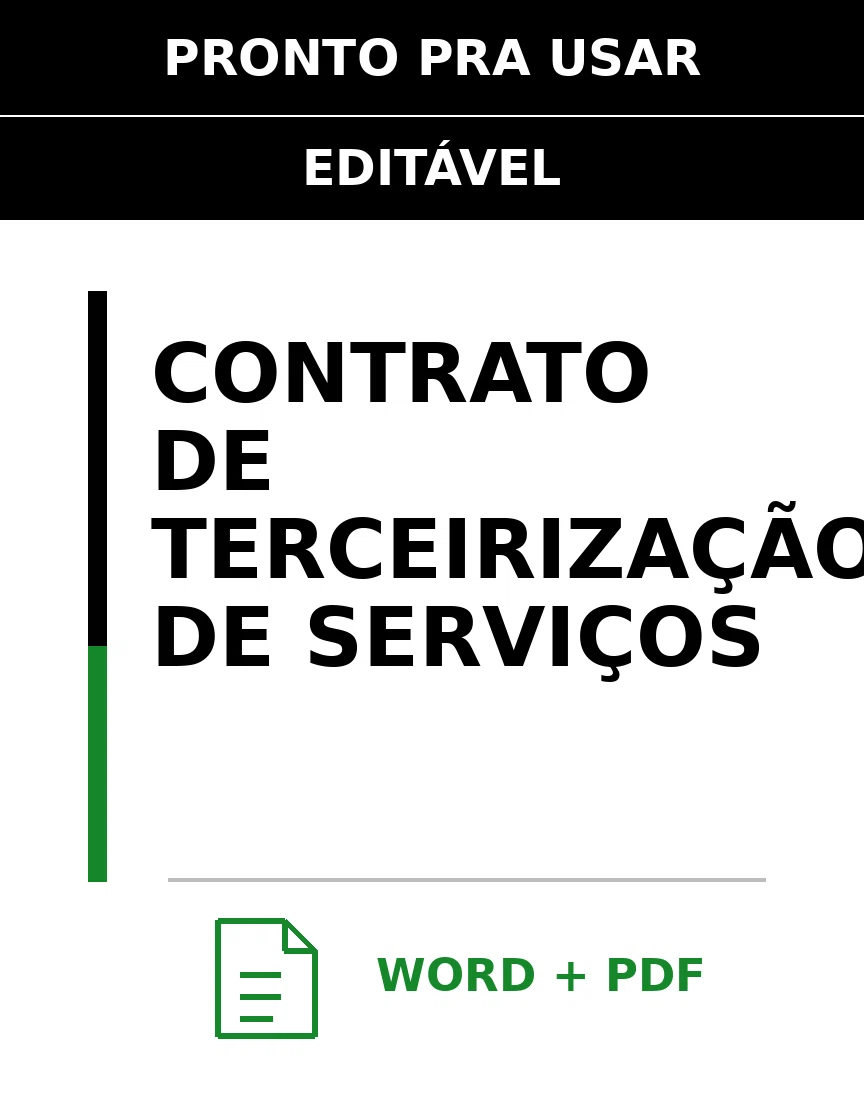Baixar Contrato de Terceirização de Serviços Online – Word e PDF