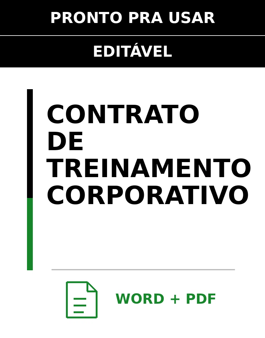 Baixar Contrato de Treinamento Corporativo Online – Word e PDF