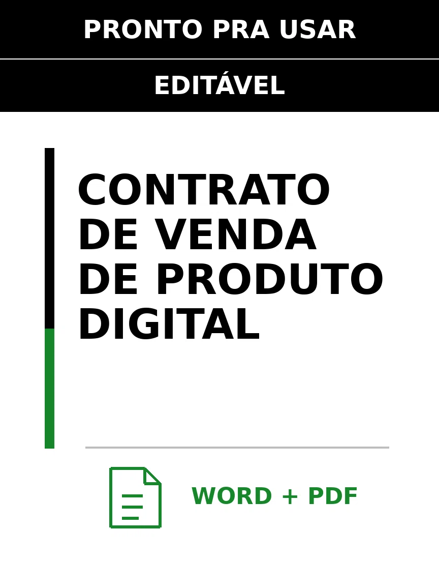 Baixar Contrato de Venda de Produto Digital Online – Word e PDF