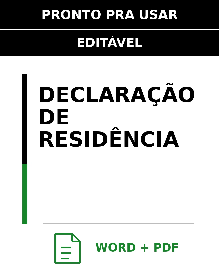 Baixar Declaração de Residência Online – Word e PDF