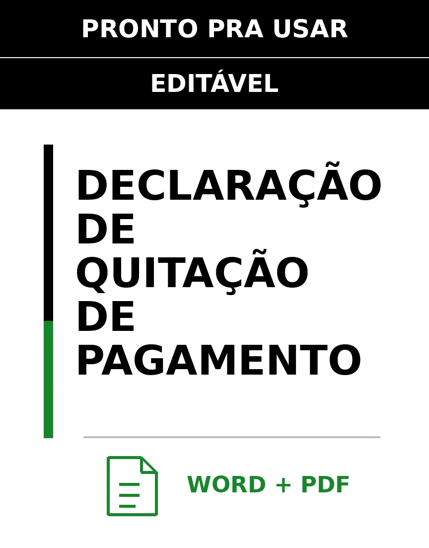 Baixar Declaração de Quitação de Pagamento Online – Word e PDF