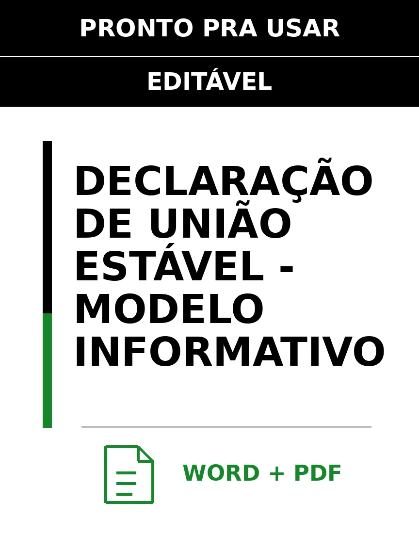 Baixar Declaração de União Estável Online – Word e PDF