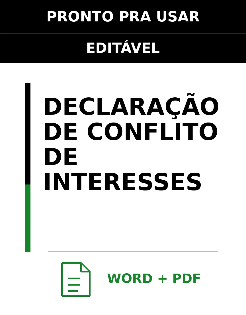 Baixar Declaração de Conflito de Interesses Online – Word e PDF